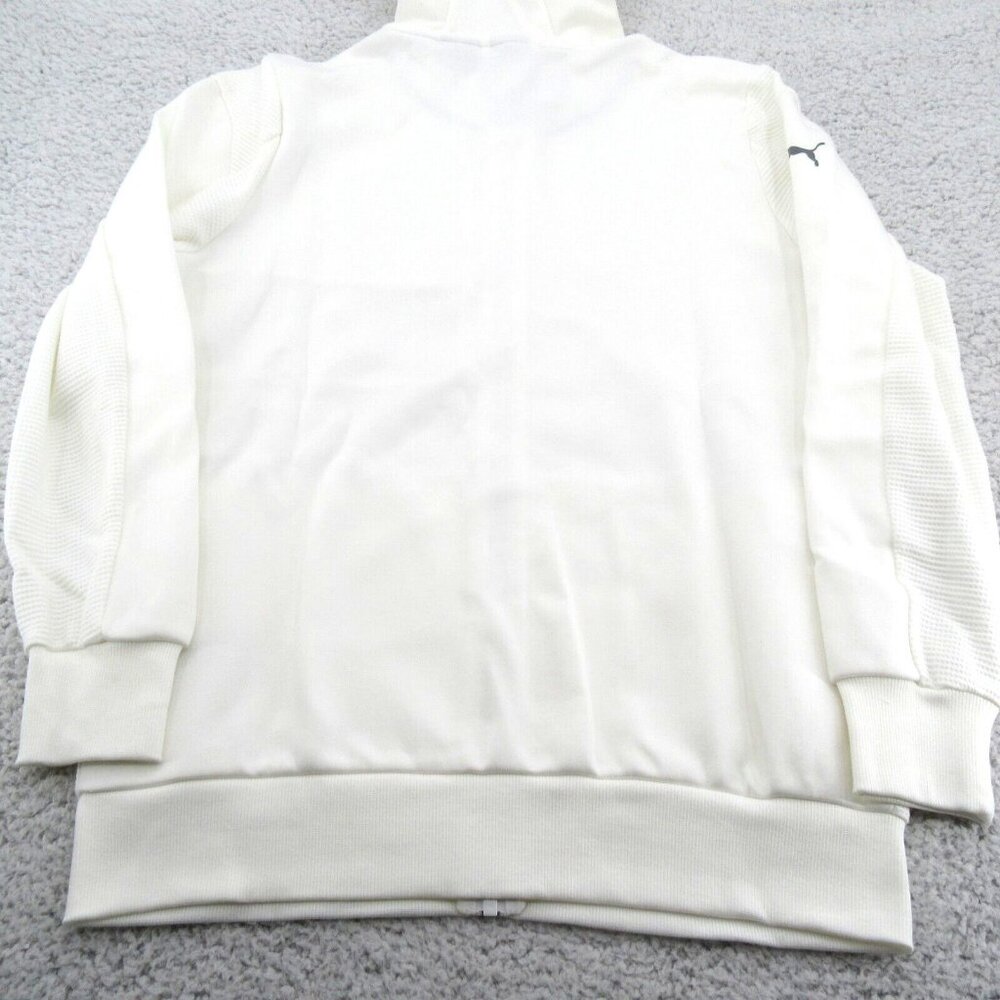 Puma BMW M Motorsport White Hoodie Full Zip Sweat Jacket Men's Size Large NEW - Picture 11 of 16